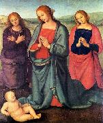 Pietro Perugino, Madonna with Saints Adoring the Child